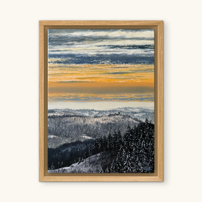„Ringberg in Thüringer Wald“ oil painting