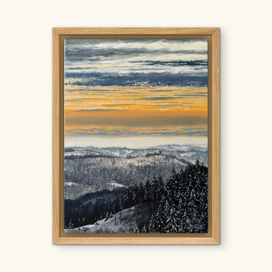 „Ringberg in Thüringer Wald“ oil painting