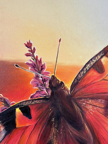 "Butterfly in Lüneburger Heide"