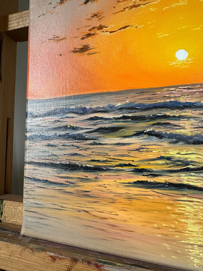 "Sunset over Praia da Adraga"