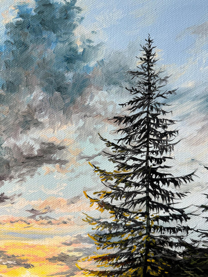 "Sunset in Tatra National Park"