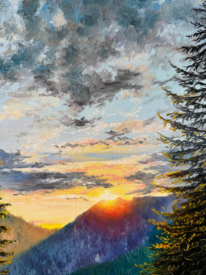 "Sunset in Tatra National Park"