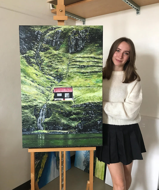 "House among the green cliffs"