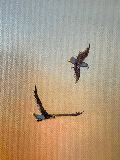 "Egyptian sunset over the Red Sea"