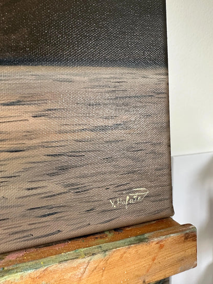 "Egyptian sunset over the Red Sea"