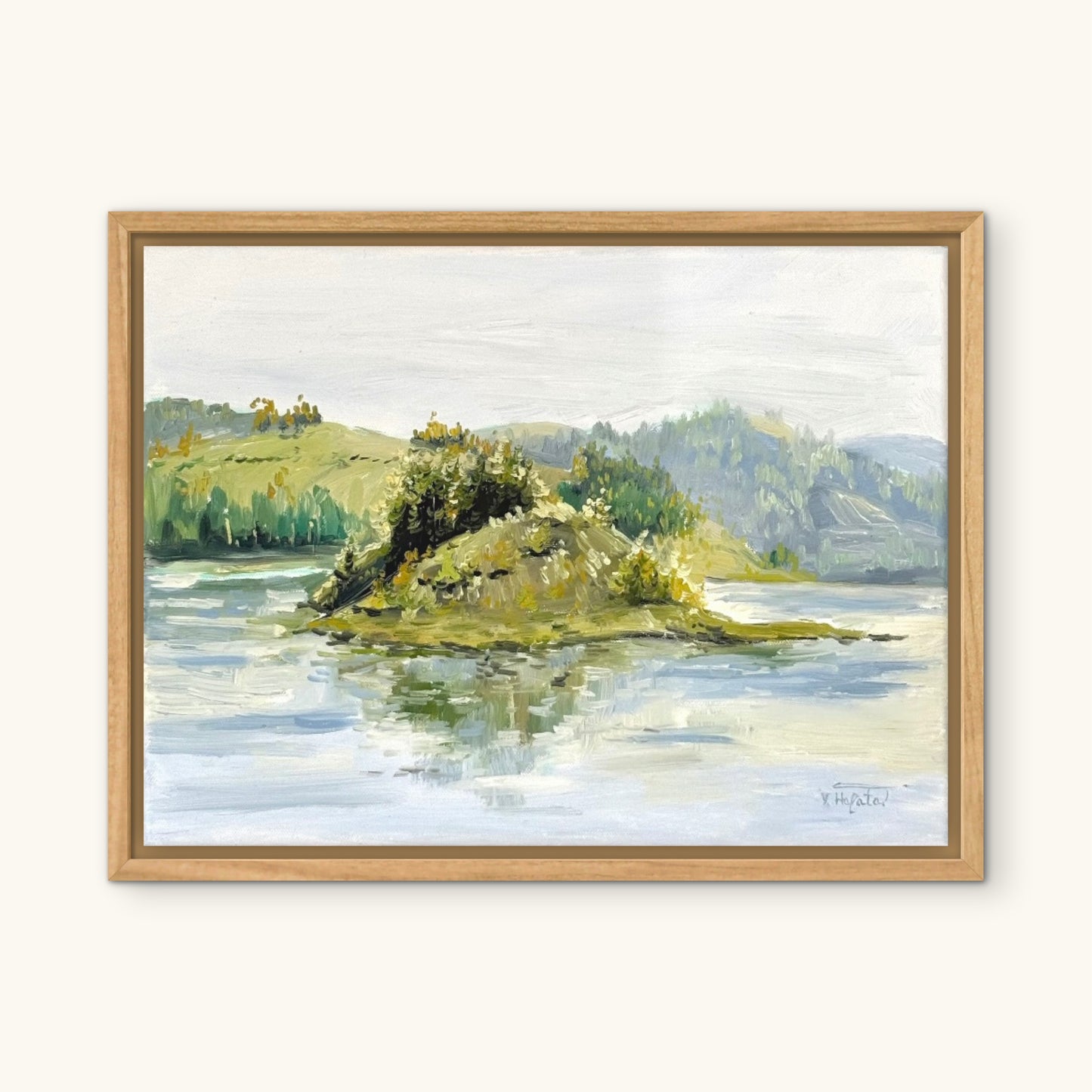 “Goldisthal” oil painting