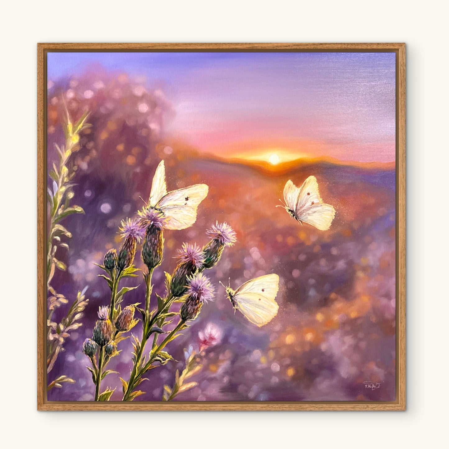 “Echo of the Sun” oil painting
