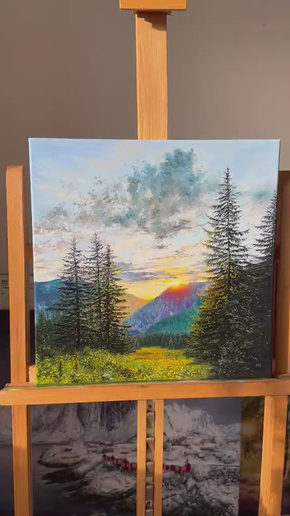 "Sunset in Tatra National Park"