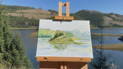 “Goldisthal” oil painting